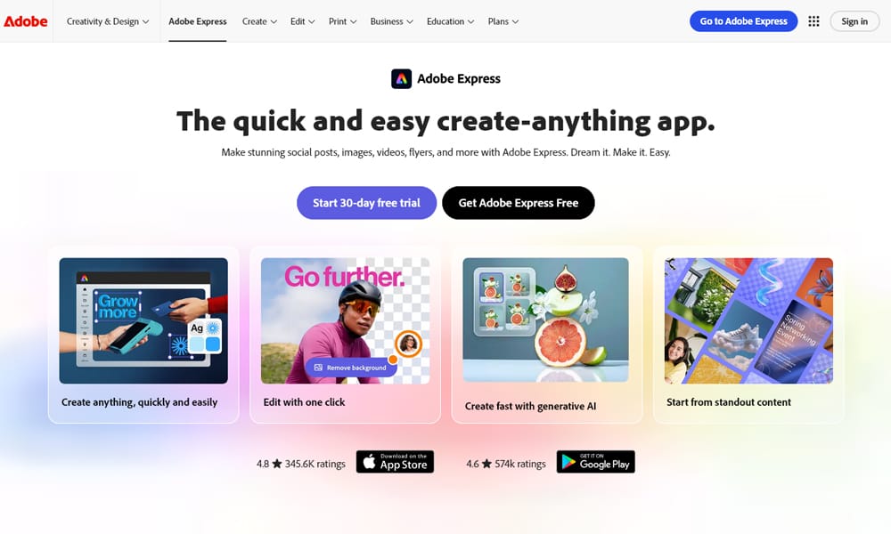 20 New Online HTML5 Tools for Web Designers 17 Adobe Express