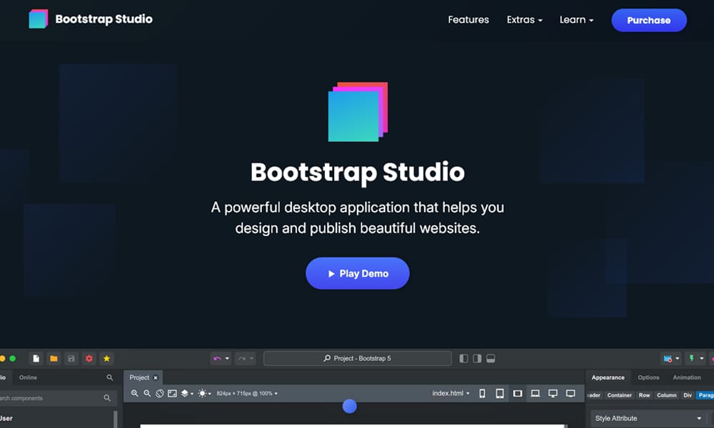 20 New Online HTML5 Tools for Web Designers 20 Bootstrap Studio