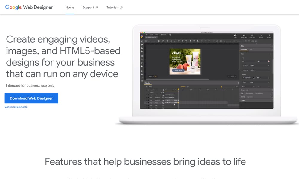20 New Online HTML5 Tools for Web Designers 18 Google Web Designer