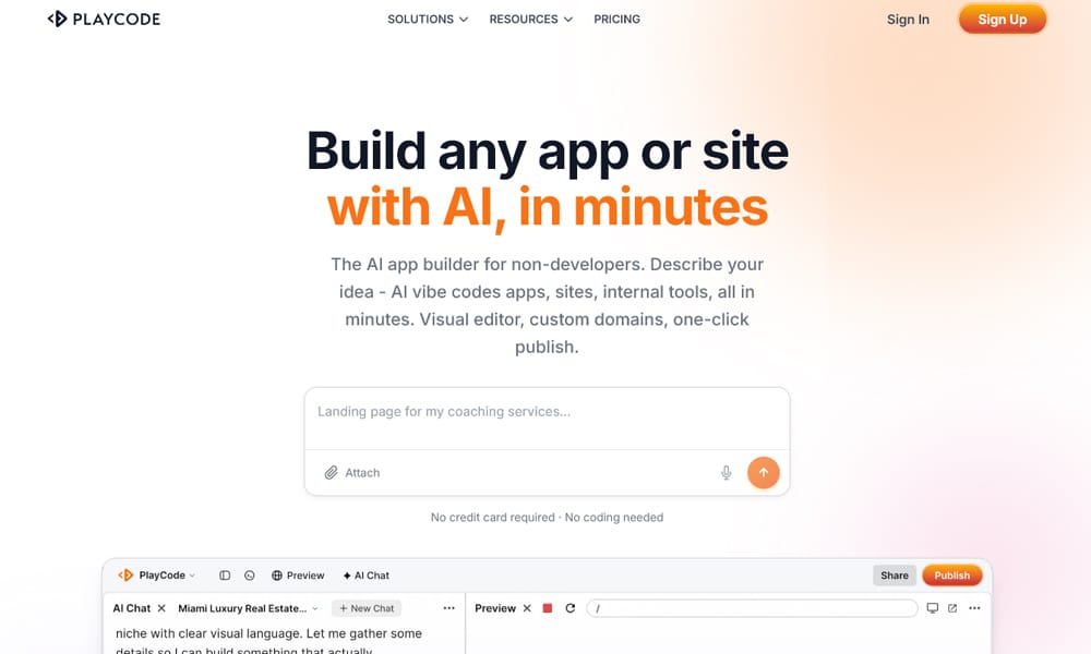 20 New Online HTML5 Tools for Web Designers 13 Playcode
