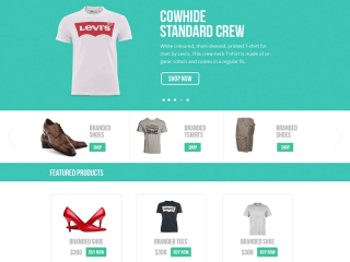 Premium Ecommerce Website Template PSD for Free Download