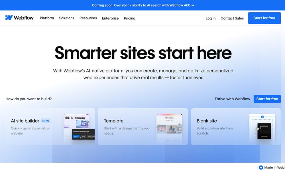 20 New Online HTML5 Tools for Web Designers 3 webflow