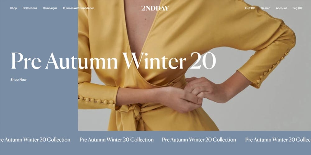 75 Beautiful Fashion Website Designs for Your Inspiration 30 2ndday