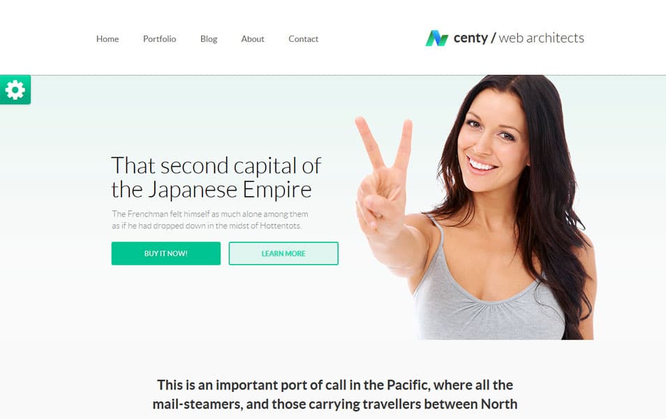 Centy - Retina Ready Responsive WordPress Theme