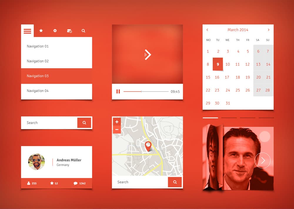 50+ Latest Free Mobile UI Elements Design Kits 22 Free Mobile UI Kit PSD
