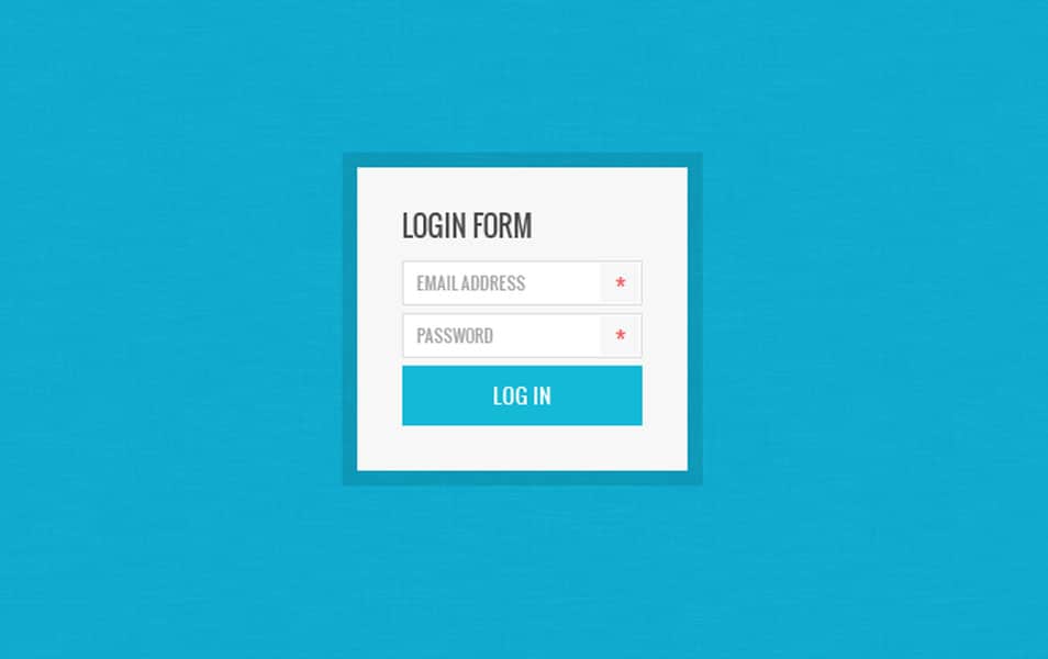 Free Psd Login Form