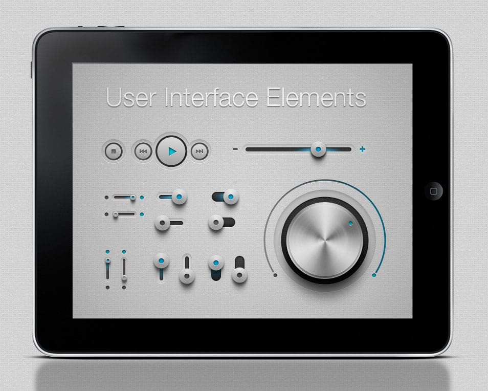 Free iPhone and I pad App UI Kit Psd Free iPhone and I pad App UI Kit Psd