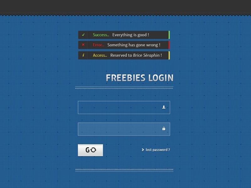 The Best Collection of Free Forms PSD 29 Freebies Login PSD