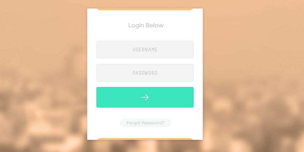 The Best Collection of Free Forms PSD 3 Login Form