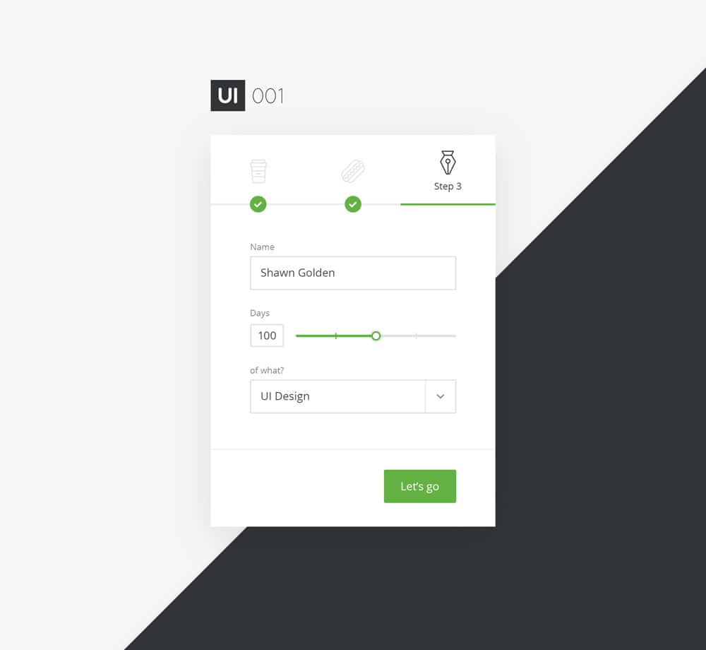 Login Form PSD