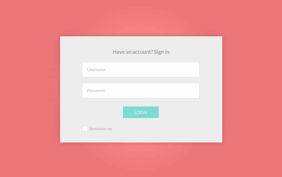 Login Form