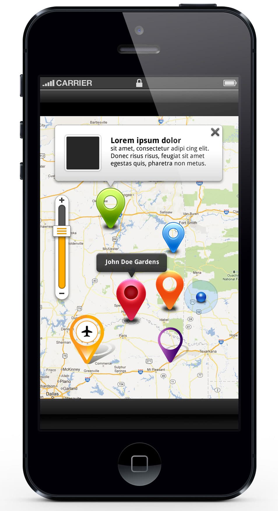 Map UI Kit Map UI Kit