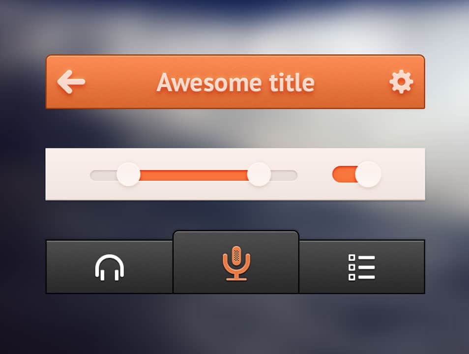 Orange UI Kit Orange UI Kit