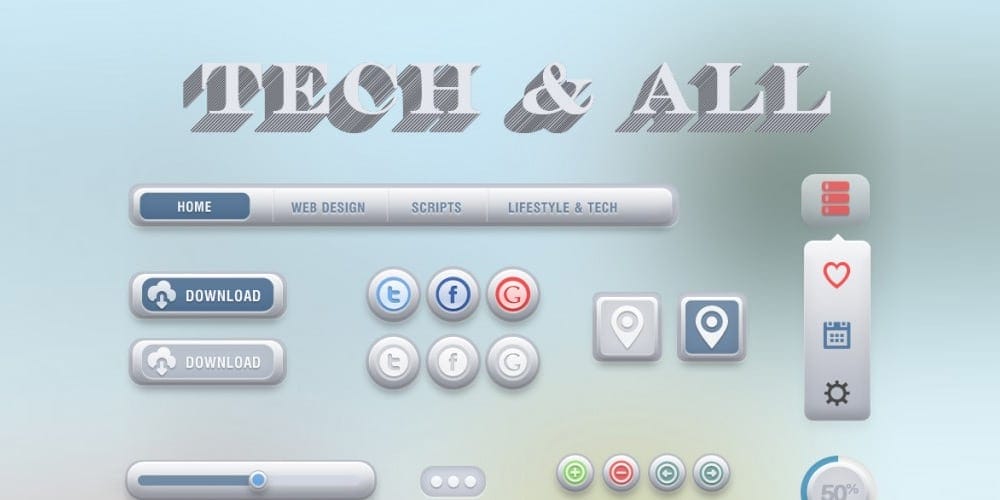 200+ Latest Free UI Kit PSD Collection 94 PSD UI Component Neo