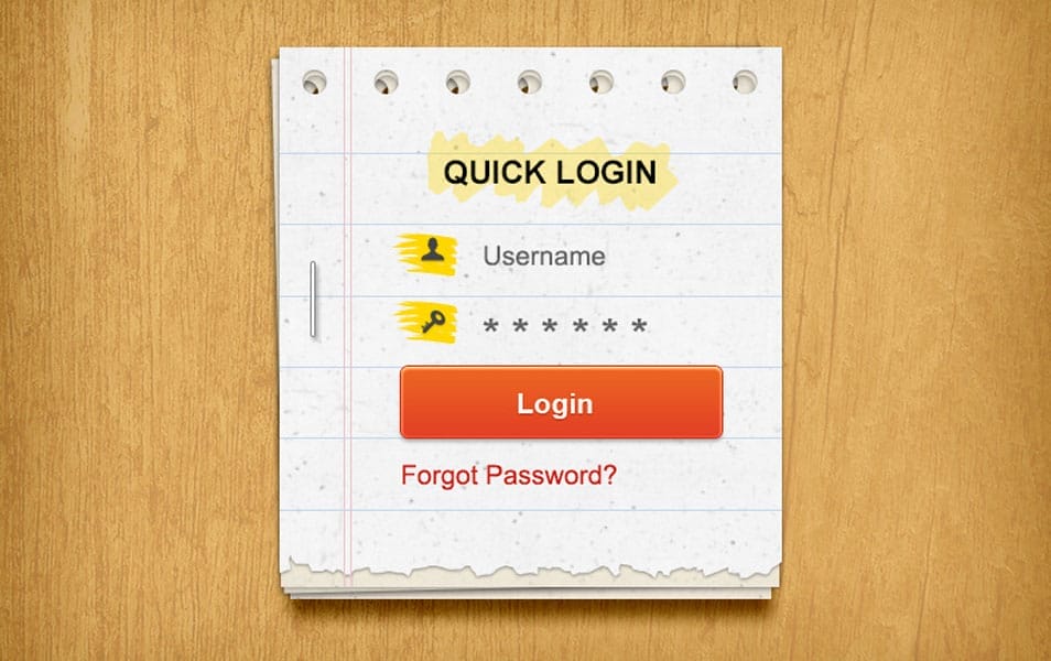 Paer Login Form Paer Login Form