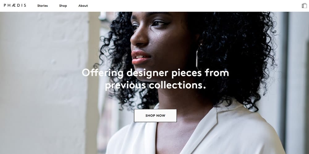75 Beautiful Fashion Website Designs for Your Inspiration 43 Phaedis