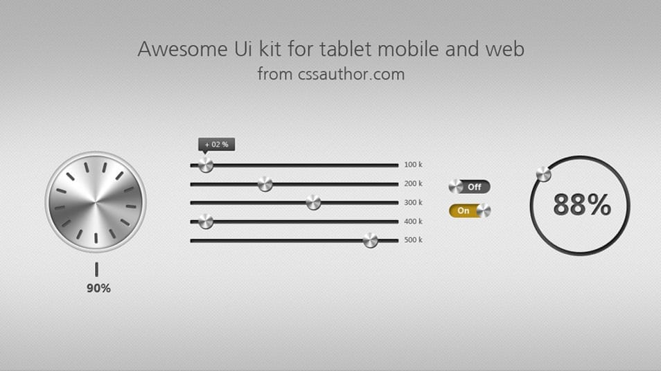 Premium PSD UI Kit for Tablet Mobile and Web Premium PSD UI Kit for Tablet Mobile and Web