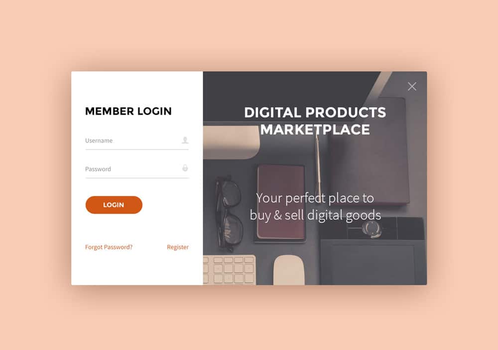 The Best Collection of Free Forms PSD 18 Sign Up And Login Forms PSD