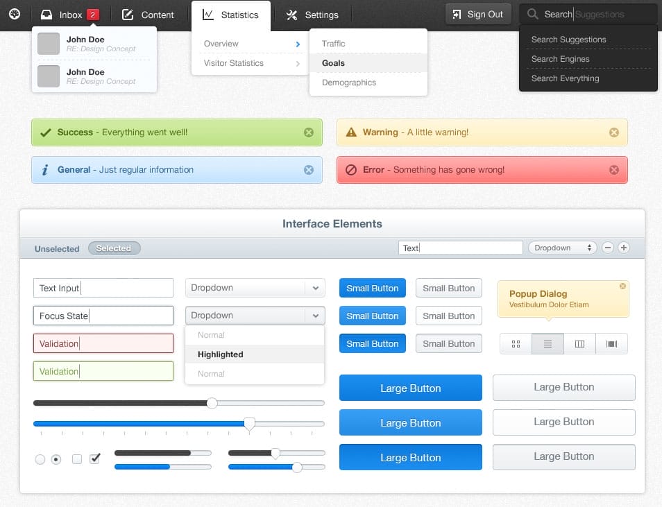 Smooth Web App UI Kit Smooth Web App UI Kit