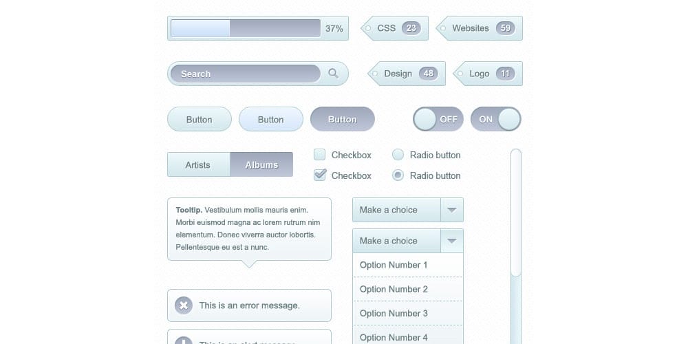 200+ Latest Free UI Kit PSD Collection 95 Soft UI Kit