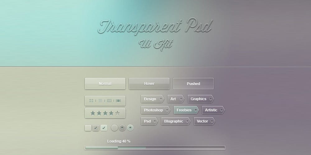 200+ Latest Free UI Kit PSD Collection 90 Transparent UI Kit PSD