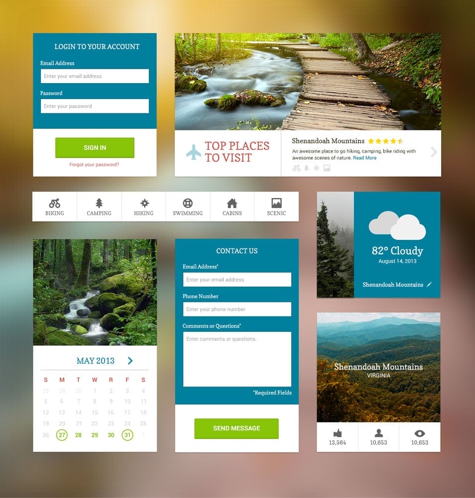 UI Kit Free PSD UI Kit Free PSD