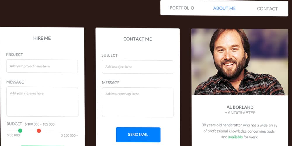 200+ Latest Free UI Kit PSD Collection 106 UI Kit PSD
