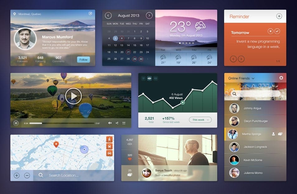 Ui Kit Free PSD Ui Kit Free PSD