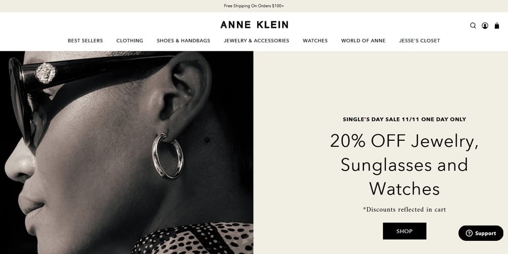 75 Beautiful Fashion Website Designs for Your Inspiration 73 anne klein
