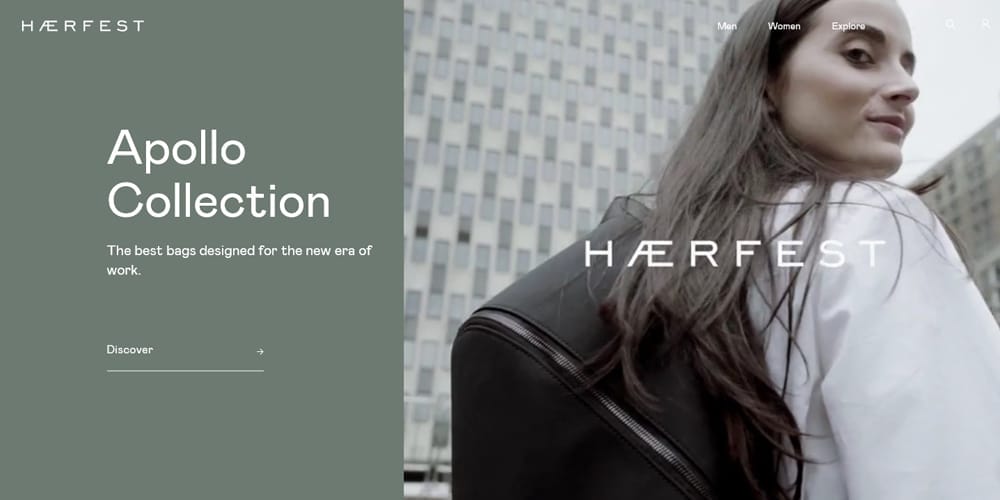 75 Beautiful Fashion Website Designs for Your Inspiration 8 haerfest