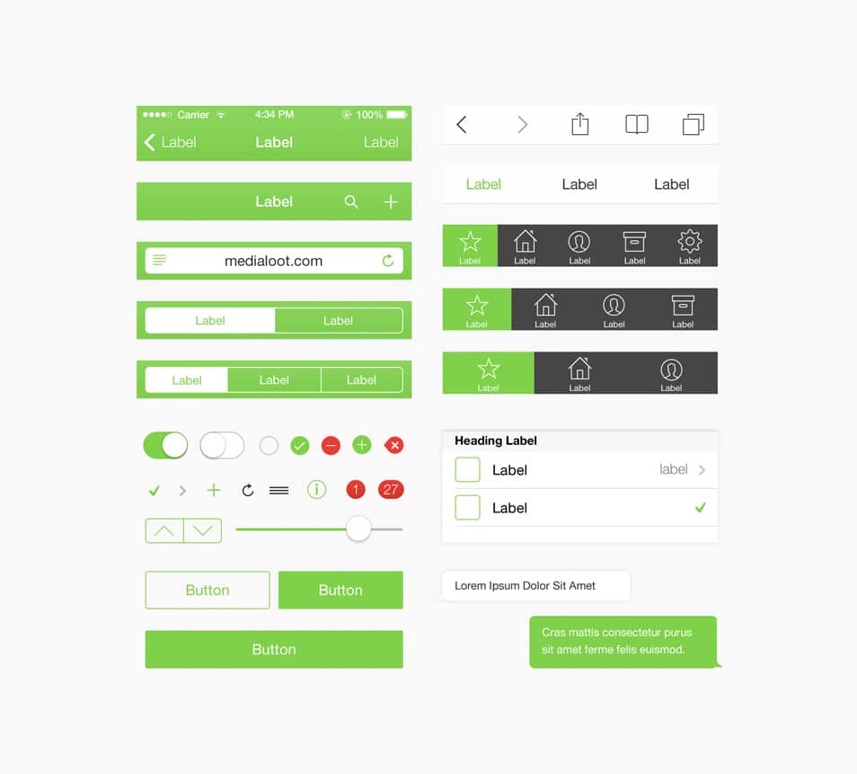 iOS 7 Alternate Color Kits iOS 7 Alternate Color Kits