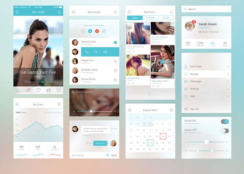 iOS 7 UI Components iOS 7 UI Components
