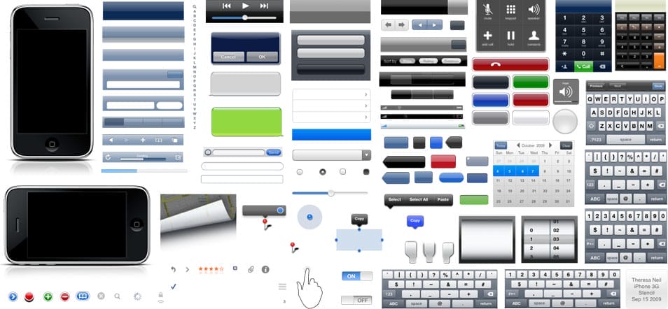 iPhone 3G Stencil iPhone 3G Stencil