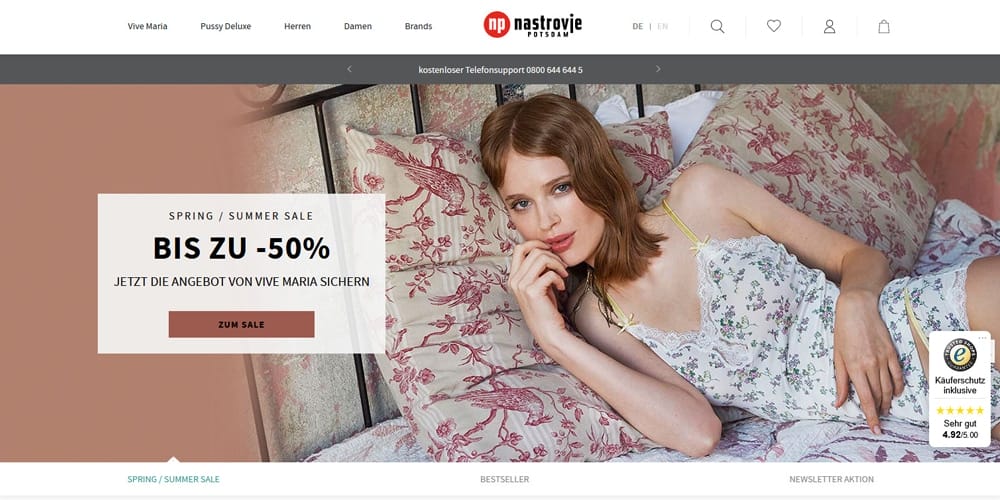 75 Beautiful Fashion Website Designs for Your Inspiration 9 napo shop