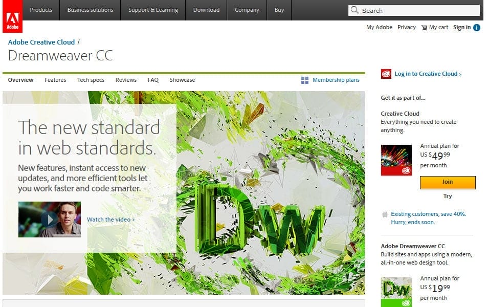 Best Free Code Editors For Developers 64 Adobe Dreamweaver