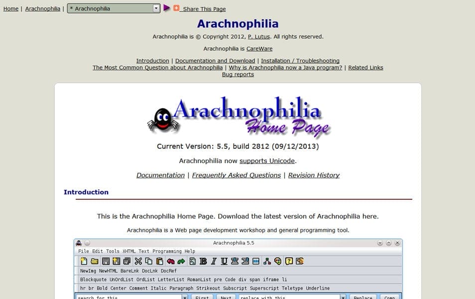 Arachnophilia