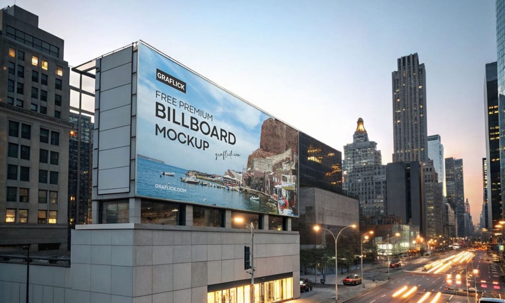 The Ultimate Collection of 2000+ Free Mockup Templates PSD Designs 480 Building Fascia Billboard Mockup