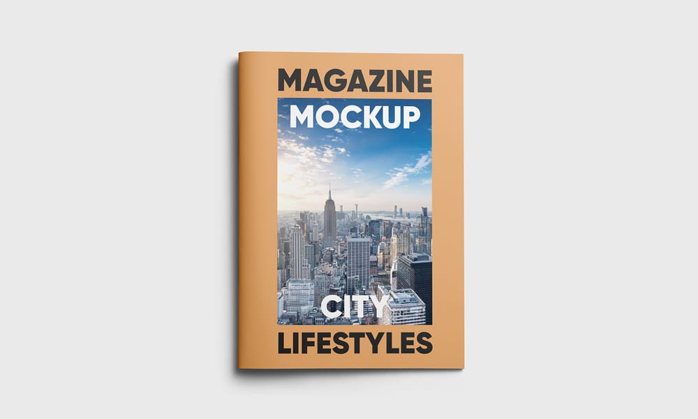 The Ultimate Collection of 2000+ Free Mockup Templates PSD Designs 451 Free A4 Soft Cover Magazine Mockup PSD