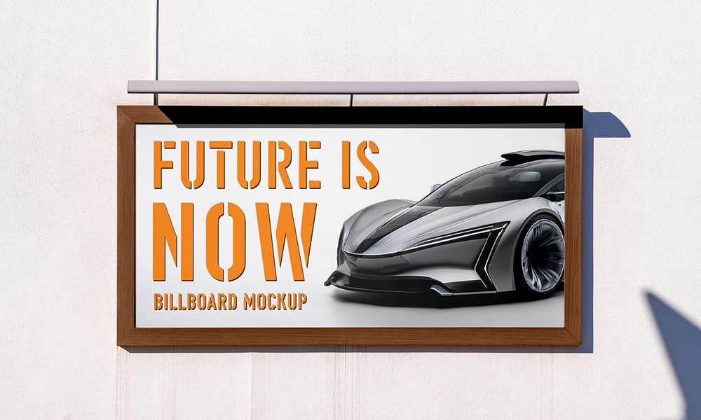 The Ultimate Collection of 2000+ Free Mockup Templates PSD Designs 479 Free Billboard on Wall Mockup PSD