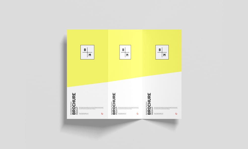 The Ultimate Collection of 2000+ Free Mockup Templates PSD Designs 328 Free Branding Tri Fold Brochure Mockup PSD