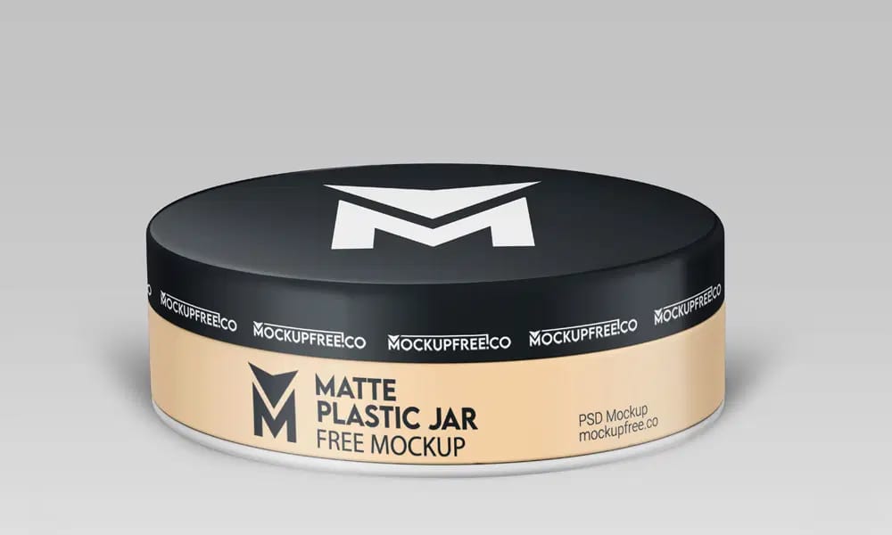 The Ultimate Collection of 2000+ Free Mockup Templates PSD Designs 668 Free Clear Cosmetic Jar Mockup PSD