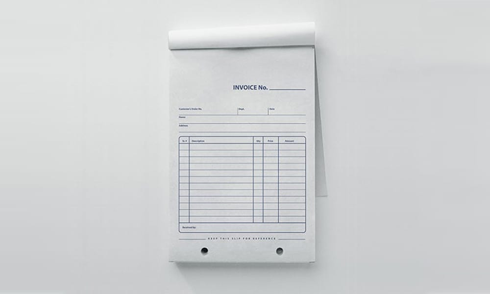 The Ultimate Collection of 2000+ Free Mockup Templates PSD Designs 694 Free Company Retail Invoice Pad Mockup PSD