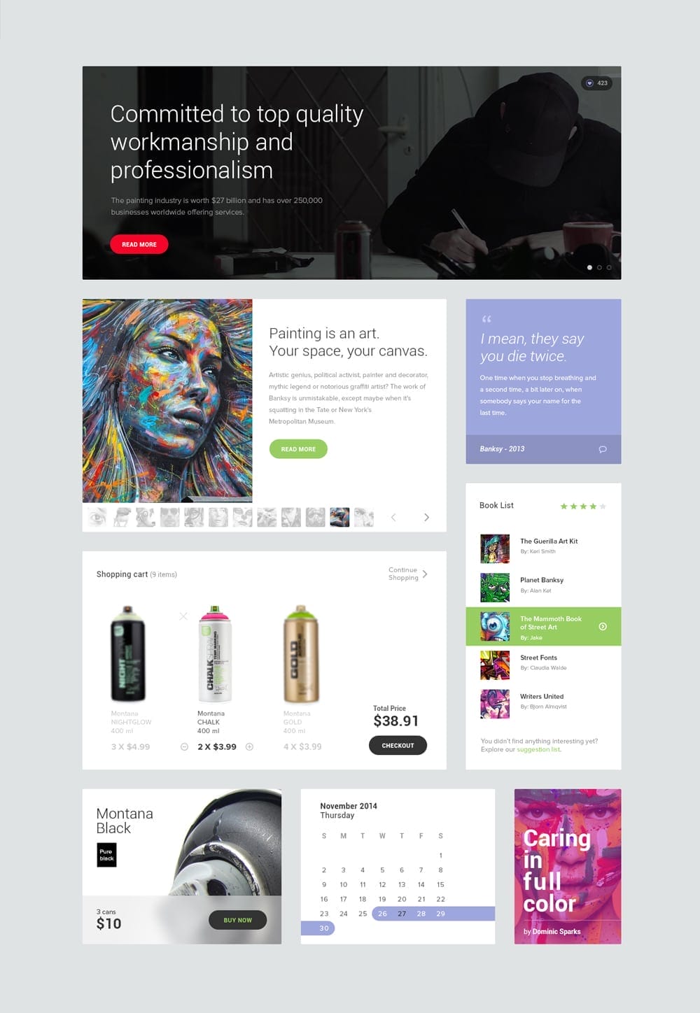 50+ Free Flat style UI Kits 22 Free Flat UI KIT PSD