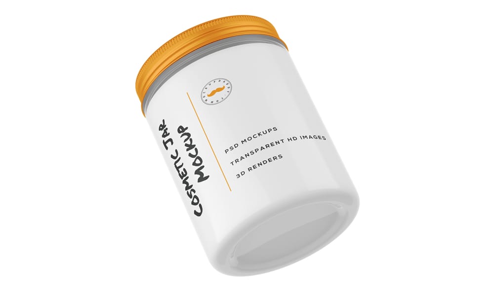 The Ultimate Collection of 2000+ Free Mockup Templates PSD Designs 671 Free Large Cosmetic Clear Jar Mockup PSD