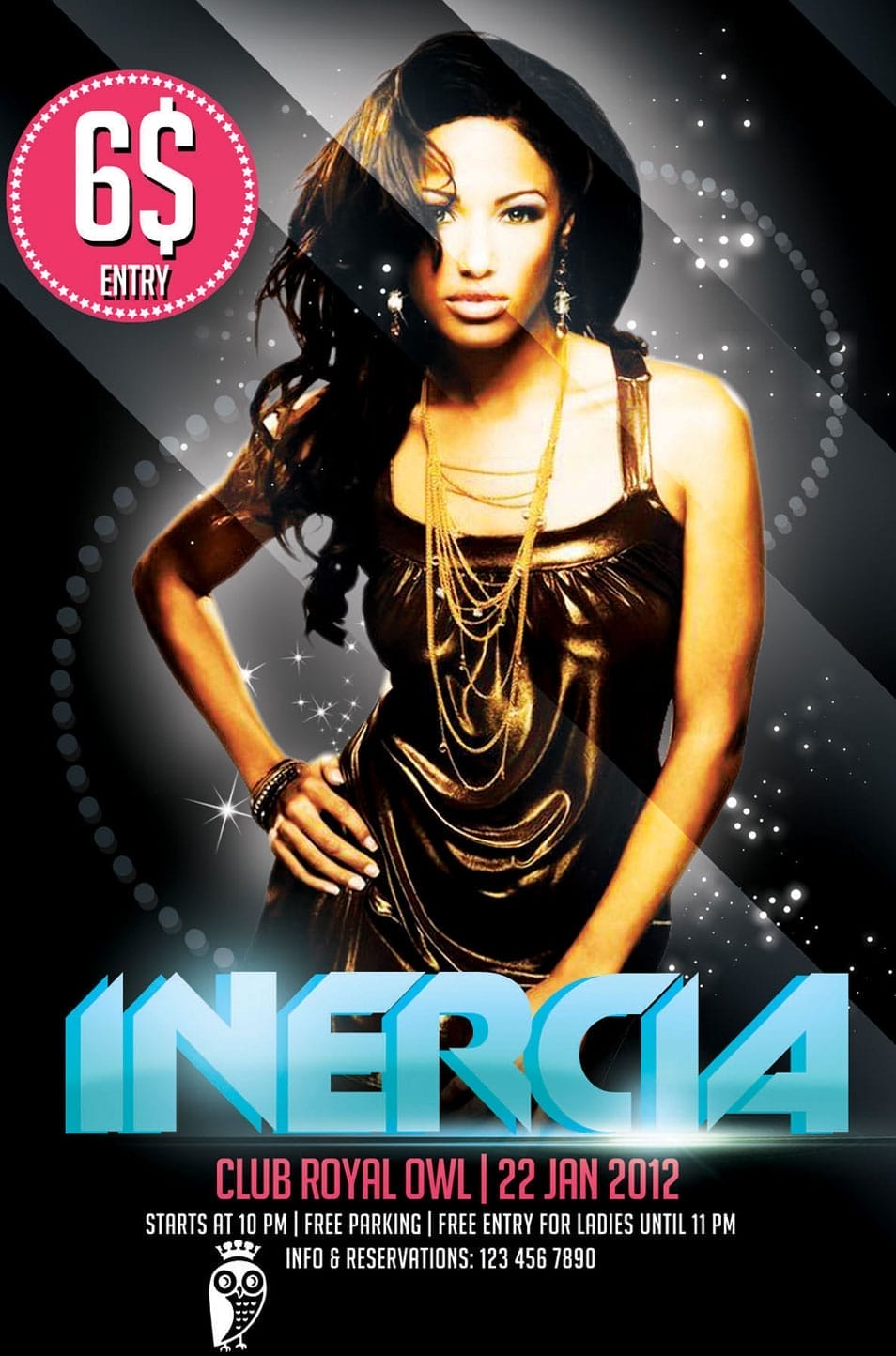 Free PSD Flyer Inercia Flyer