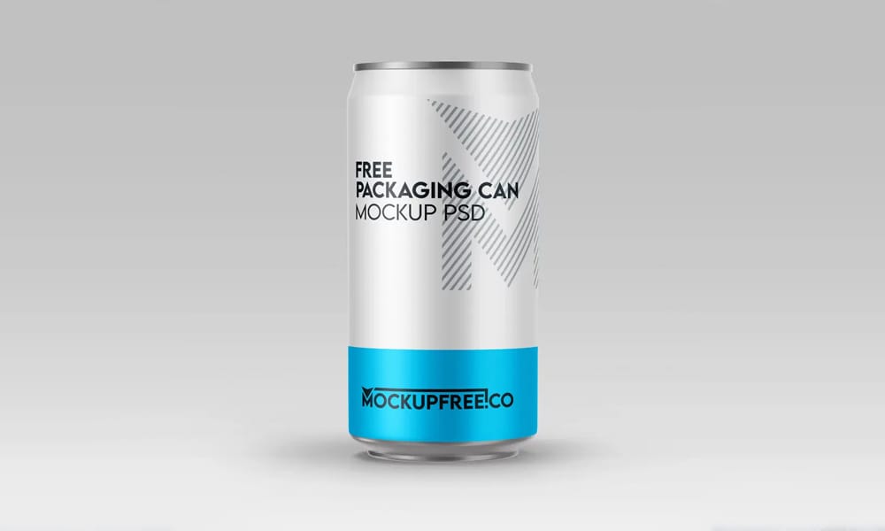 The Ultimate Collection of 2000+ Free Mockup Templates PSD Designs 502 Free Packaging Can Mockup PSD