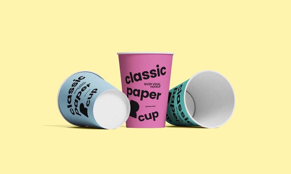 The Ultimate Collection of 2000+ Free Mockup Templates PSD Designs 603 Free Paper Cups Mockup