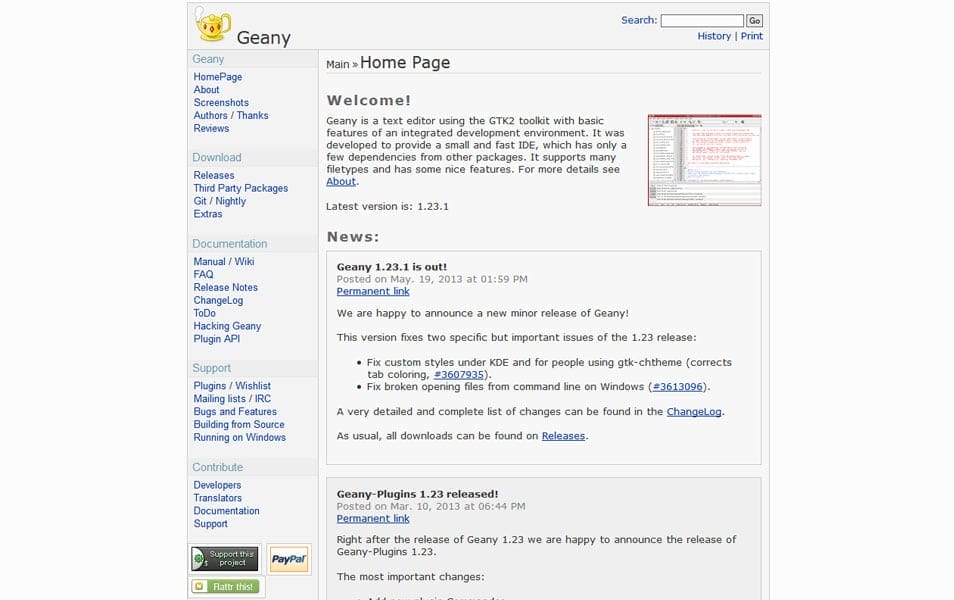 Best Free Code Editors For Developers 49 Geany