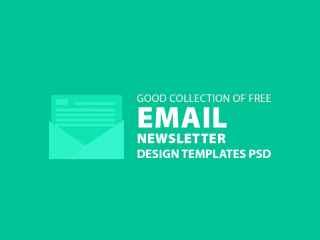 Good Collection of free Email Newsletter Design Templates PSD