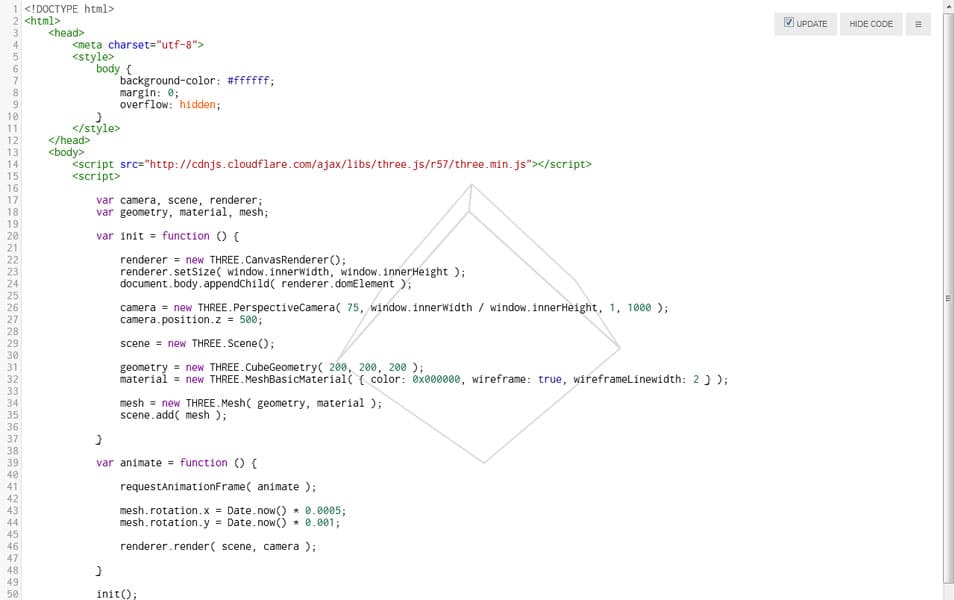 Best Free Code Editors For Developers 36 Html Editor | mrdoob